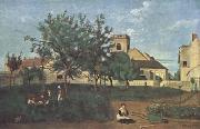 Jean Baptiste Camille  Corot Rosny-sur-Seine (mk11) oil painting